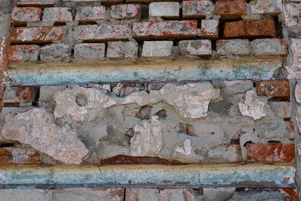 Doku, tuğla, duvar, arka plan olarak kullanılabilir. Çizik ve çatlaklarla tuğla dokusu