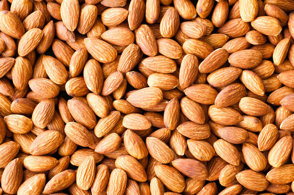 almond nuts background
