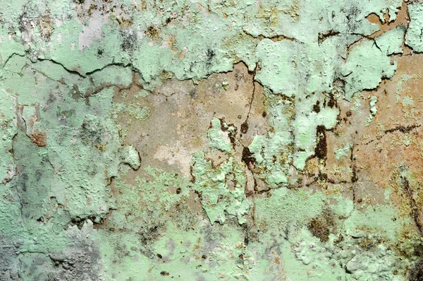 Poškozené Plesnivé Pozadí Textura Stěny Venkovní — Stock fotografie