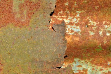 Paslı metal plaka arkaplan dokusu