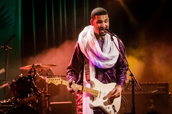 Mdou Moctar Actuando Escenario Tolhuistuin — Foto de Stock