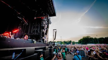 Pearl Jam performing concert at Pinkpop, 18 june 2022