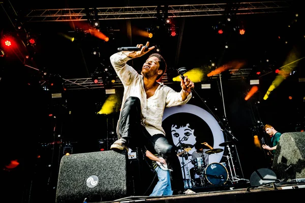 Kennyhoopla Performing Concert Pinkpop June 2022 — Stockfoto