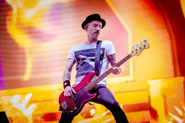 Volbeat Performing Concert Pinkpop June 2022 — Foto de Stock