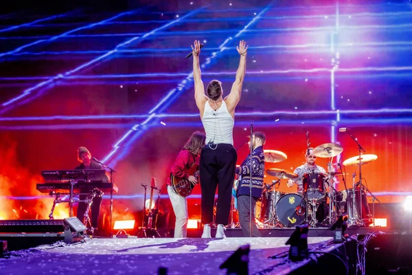 Imagine Dragons Performing Concert Pinkpop June 2022 — Stock fotografie