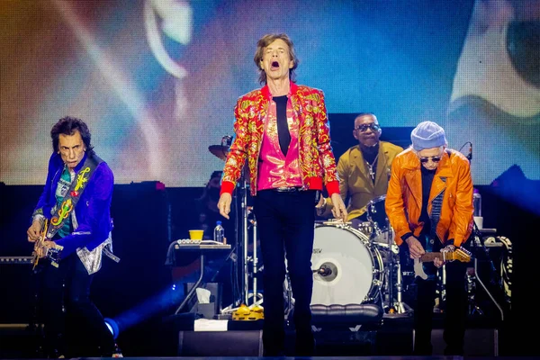 Rolling Stones Performing Concert Johan Cruijff Arena July 2022 — Stok fotoğraf