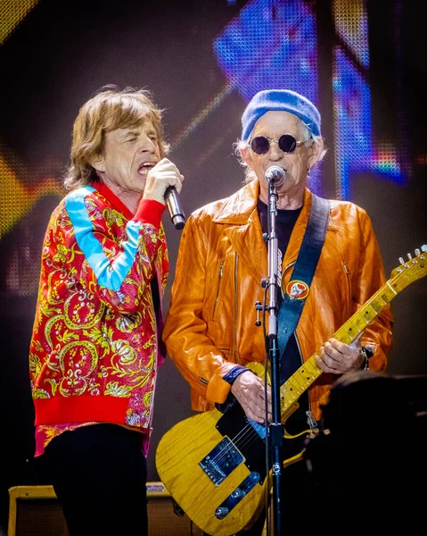 Rolling Stones Performing Concert Johan Cruijff Arena July 2022 — 图库照片