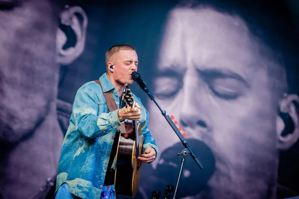 Dermot Kennedy Performing Concert Pinkpop June 2022 — Stock Photo, Image