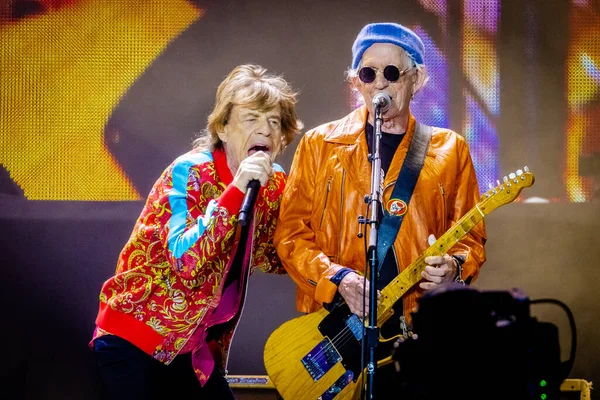 Rolling Stones Performing Concert Johan Cruijff Arena July 2022 — Photo