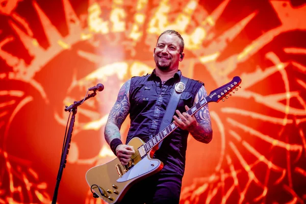 Volbeat Performing Concert Pinkpop June 2022 — Foto de Stock