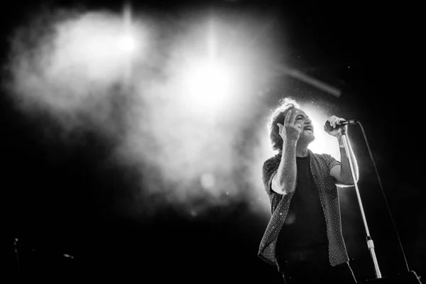 Pearl Jam Performing Concert Pinkpop June 2022 — Stok fotoğraf
