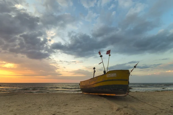 バルト海の海岸の漁船 — ストック写真
