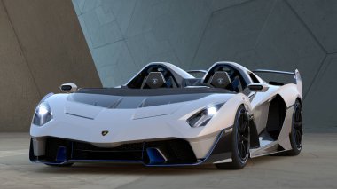Lamborghini SC 20-eşsiz model çatısı olmadan bir kopyada yaratıldı.