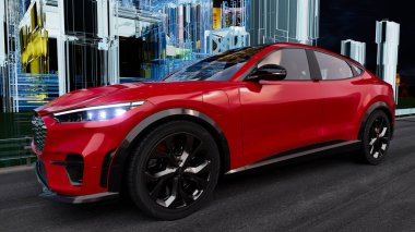Ford Mustang Mach. Elektrikli cip.
