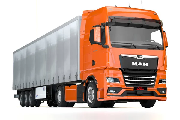 Nowy Man Tgx Ciężarówka — Zdjęcie stockowe