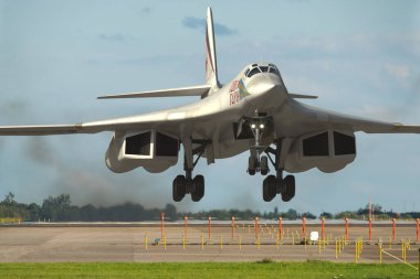 Russian strategic bomber Tu-160 clipart