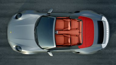 Porsche 911 Üstü açılabilir - Üst Manzara