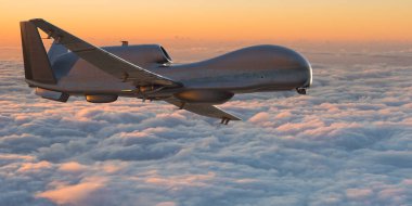 Northrop Grumman RQ-4 Global Hawkwith high irtifa uçuş