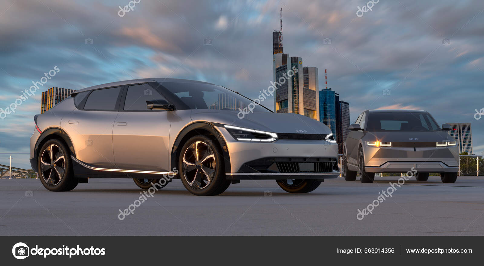 Hyundai Ioniq Kia Ev6 ??? Stock Editorial Photo ?? MikeMareen #563014356