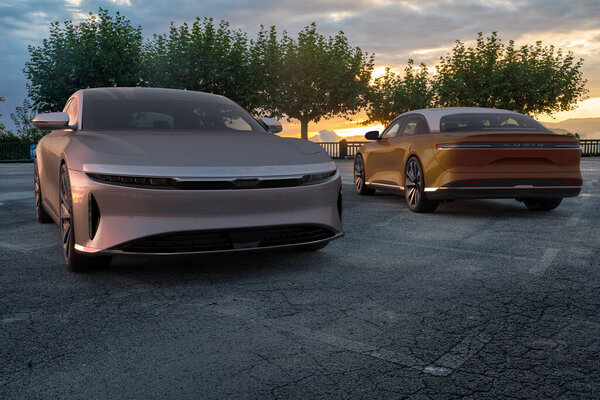 LUCID AIR-a direct rival to the most popular electric car brand in the US