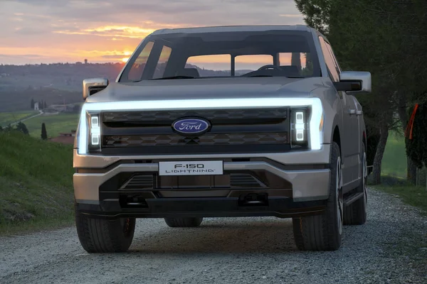 Ford 150 Fulmine Camion Elettrico — Foto Stock