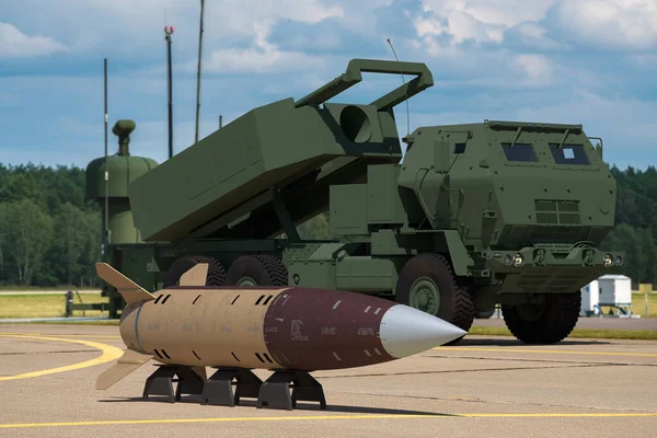 Mgm 140 Army Tactical Missile System Atacms Ракета Класу Поверхня — стокове фото