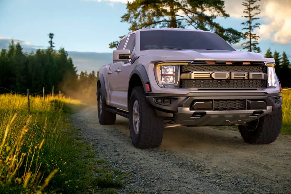 New Ford 150 Raptor Most Powerful Raptor Ever High Performance — Foto Stock