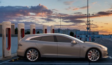 Tesla Model S 85 Atış Fren gövdesinde Performans.