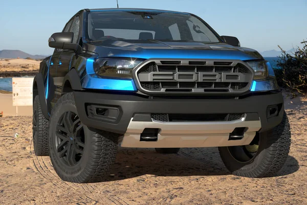 Ford Ranger Raptor Road — Stok fotoğraf