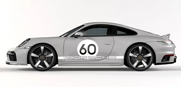 新型911スポーツクラシックは ポルシェがヘリテージ デザイン戦略の一環として発表したコレクターズ エディション — ストック写真