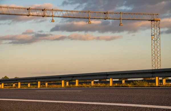 Ett Porträtt Över Motorvägen — Stockfoto