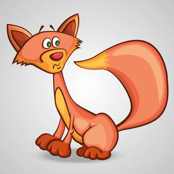 Vreemde fox — Stockvector