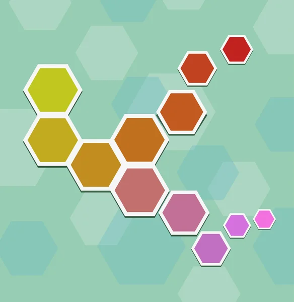 Résumé polygonal — Image vectorielle