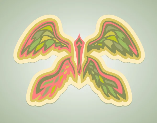 抽象的翅膀 — 图库矢量图片