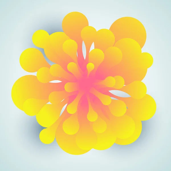 Flor abstracta — Vector de stock