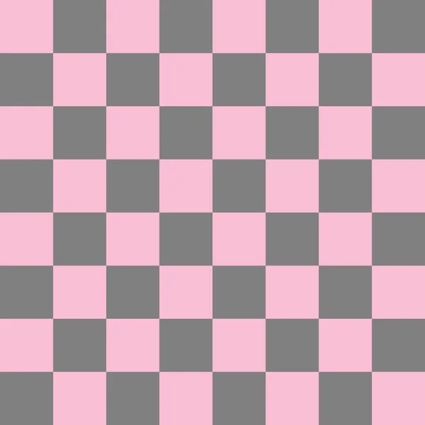 Checkerboard Por Cinza Rosa Cores Xadrez Xadrez Textura Tabuleiro Xadrez — Fotografia de Stock