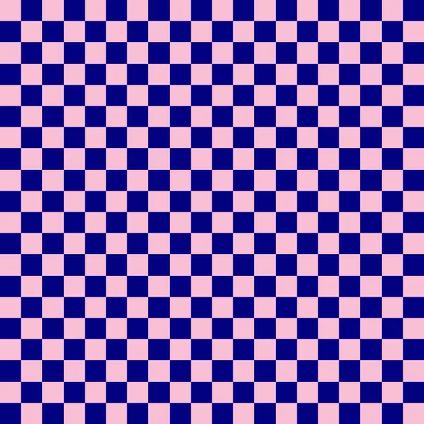 Deux Damiers Couleur Couleurs Marine Rose Damier Chessboard Texture Damier — Photo