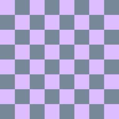 Dama tahtası 8 'e 8. Açık Kayrak Gri ve Lavanta renginde dama tahtası. Satranç tahtası, dama tahtası dokusu. Kare deseni. Geçmişi. Tekrarlanabilir doku.