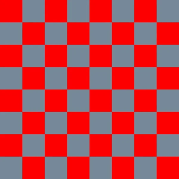 Checkerboard Och Ljus Slate Grå Och Röda Färger Checkerboard Schackbräda — Stockfoto