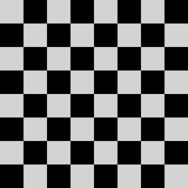 Dama tahtası 8 'e 8. Dama tahtasının siyah ve açık gri renkleri. Satranç tahtası, dama tahtası dokusu. Kare deseni. Geçmişi. Tekrarlanabilir doku.