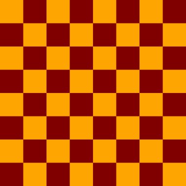 Dama tahtası 8 'e 8. Dama tahtasının kestane ve turuncu renkleri. Satranç tahtası, dama tahtası dokusu. Kare deseni. Geçmişi. Tekrarlanabilir doku.