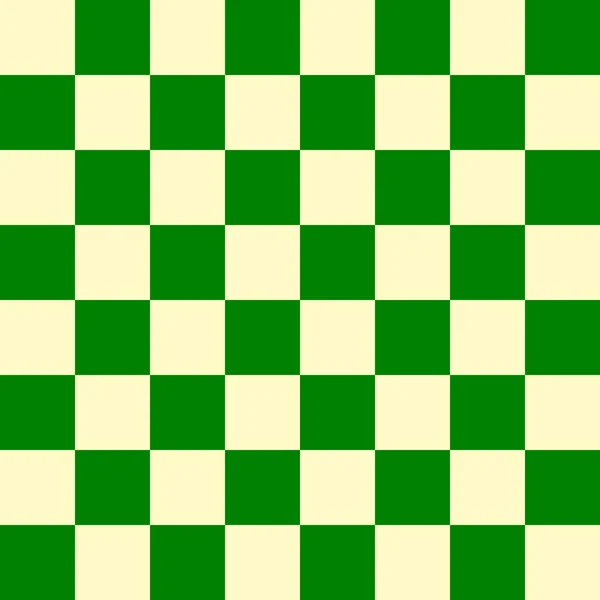 Checkerboard Por Cores Verde Bege Tabuleiro Xadrez Xadrez Textura Tabuleiro — Fotografia de Stock