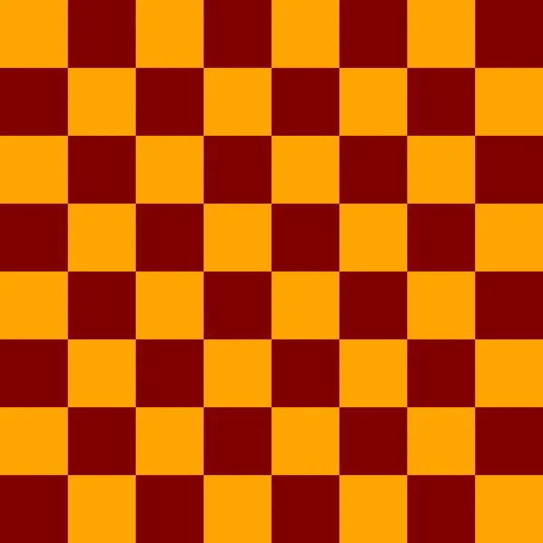 Checkerboard Par Couleurs Marron Orange Damier Chessboard Texture Damier Modèle — Photo