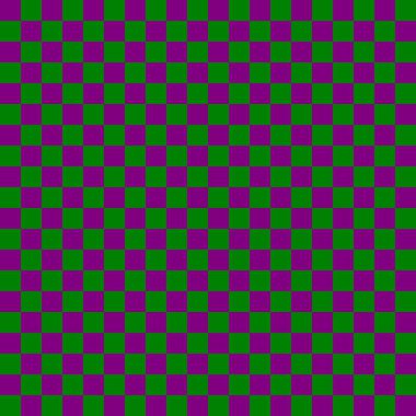 İki renkli dama tahtası. Dama tahtasının yeşil ve mor renkleri. Satranç tahtası, dama tahtası dokusu. Kare deseni. Geçmişi. Tekrarlanabilir doku.