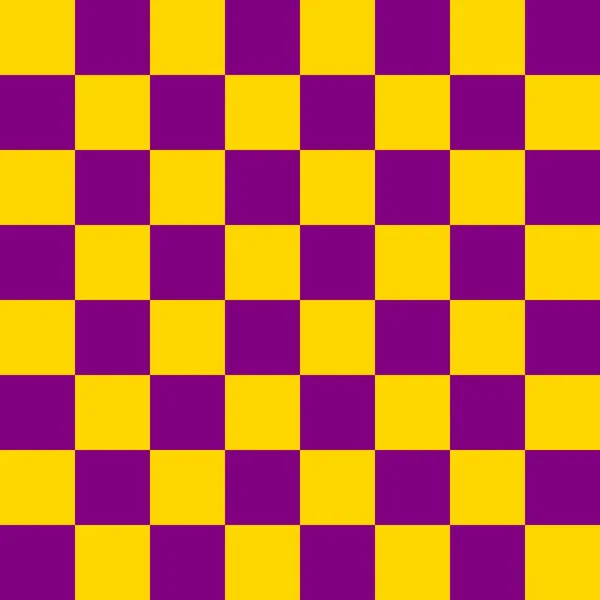 Checkerboard Por Roxo Ouro Cores Tabuleiro Xadrez Xadrez Textura Tabuleiro — Fotografia de Stock