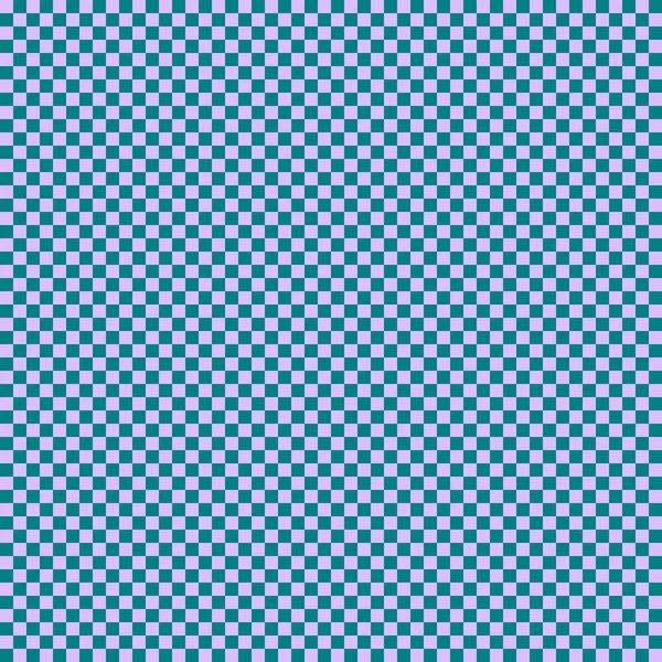 Checkerboard Com Quadrados Muito Pequenos Teal Lavanda Cores Xadrez Xadrez — Fotografia de Stock