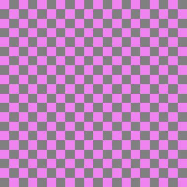 İki renkli dama tahtası. Dama tahtasının gri ve mor renkleri. Satranç tahtası, dama tahtası dokusu. Kare deseni. Geçmişi. Tekrarlanabilir doku.