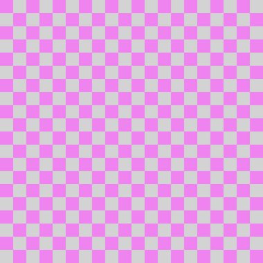 İki renkli dama tahtası. Dama tahtasının açık gri ve mor renkleri. Satranç tahtası, dama tahtası dokusu. Kare deseni. Geçmişi. Tekrarlanabilir doku.