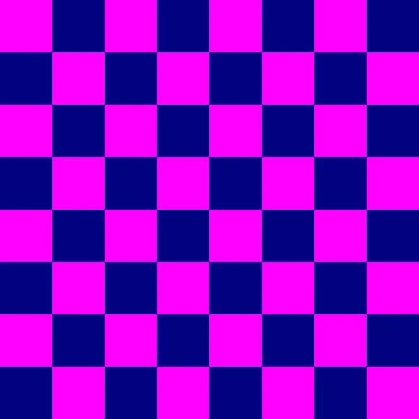 Checkerboard Navy Magenta Colors Checkerboard Chessboard Checkerboard Texture Squares Pattern — Stock Photo, Image