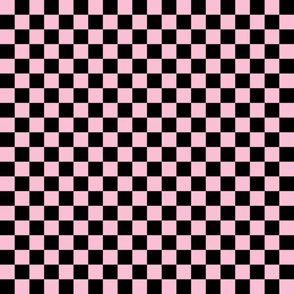 Two Color Checkerboard Black Pink Colors Checkerboard Chessboard Checkerboard Texture — Stock Photo, Image